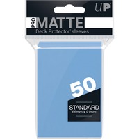 Asmodee PRO-Matte Standard Deck Protector, Étui de protection Bleu clair, 50 pièces