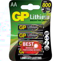 GP Batteries Lithium primaire 24LF, Batterie Noir, 4 pièces