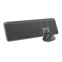 Logitech MK950 Signature Slim, set de bureau Graphite, Mise en page aux États-Unis (international), 400 - 4000 dpi