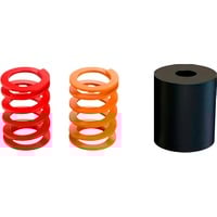 MOZA Kit d'accessoires SR-P, Kit de réglage Kit d'accessoires pour pédales, Noir, Orange, Rouge, MOZA, SR-P, 3 pièce(s)