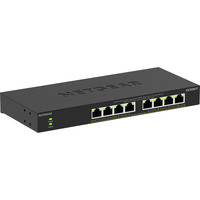 Netgear Gigabit Ethernet 8 ports non géré PoE+ Essentials (GS308LP), Switch Noir, 60 Watt PoE