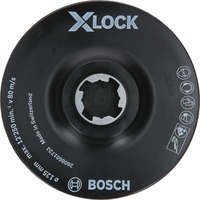 Bosch 2 608 601 724 accessoire pour meuleuse d'angle Assiette-support, Patin de ponçage Assiette-support, Bosch, 12,5 cm, Noir, 12250 tr/min, 1 pièce(s)