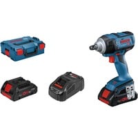 Bosch GDS 18V-300 PROFESSIONAL 1/2" 2400 tr/min 300 N·m Noir, Bleu, Rouge, Percuteuse Bleu/Noir, Douille à choc, Sans brosse, Noir, Bleu, Rouge, 1/2", 2400 tr/min, 300 N·m