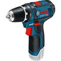 Bosch GSR 12V-15 Professional 650 g Noir, Bleu, Rouge, Argent, Perceuse/visseuse Bleu/Noir, Perceuse à poignée pistolet, 1 cm, 1,9 cm, 1 cm, 1 mm, 350 tr/min