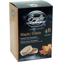 Bradley Briquettes de bois d'érable, Bois fumé 48 pièces