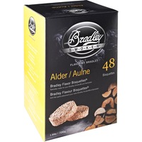 Bradley Briquettes de bois d'aulne, Bois fumé 48 pièces