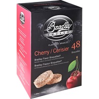Bradley Briquettes de bois de cerisier, Bois fumé 48 pièces