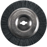 Einhell 3424110 patin et disque de polissage/lustrage Noir, Brosse Disque de polissage, Noir, 109 mm, 105 mm, 25 mm, 110 g
