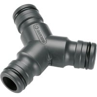 GARDENA Connecteur Prof-System à 3 voies 19 mm (3/4"), Raccord Gris, 2833-20