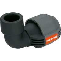 GARDENA Raccord en L pour arroseur 25 mm x 3/4" filetage femelle, Connecteur Noir, 2784-20
