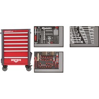 GEDORE R22071004 chariot d'outils, Chariot à outils Rouge, 51 mm, 93,6 kg