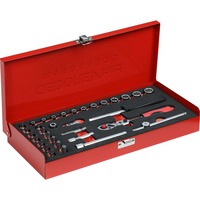 GEDORE R49044033 douills et ensemble de douilles, Clés mixtes à cliquet Rouge, 1,16 kg, 49 mm