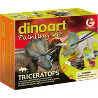 Geoworld Dinoart Painting Kit - Triceratops, Boîte d’expérience 