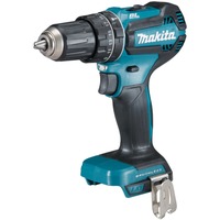 Makita DHP485Z perceuse Sans clé 1,1 kg Noir, Bleu, Perceuse à percussion Bleu/Noir, Sans clé, 1,3 cm, 3,8 cm, 1,3 cm, 50 N·m, Batterie