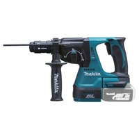 Makita DHR243Z marteau rotatif 950 tr/min, Marteau piqueur Bleu/Noir, 950 tr/min, 2 J, 4700 bpm, 1,3 cm, 2,6 cm, 2,5 m/s²