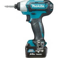 Makita TD110DSMJ clé pneumatique 1/4" 2600 tr/min 110 N·m Noir, Turquoise 10,8 V, Percuteuse Bleu/Noir, Douille à choc, Noir, Turquoise, 1/4", 2600 tr/min, 110 N·m, 3 m/s²