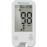 Medisana MediTouch glucomètre Blanc 5 s 0,6 µl, Lecteur de glycémie 50 mm, 12 mm, 98 mm, 45 g