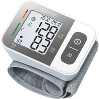 Sanitas SBC 15 Poignet Automatique 2 utilisateur(s), Tensiomètre Blanc/gris, Poignet, Automatique, Gris, Blanc, 2 utilisateur(s), 14 - 19,5 cm, mmHg