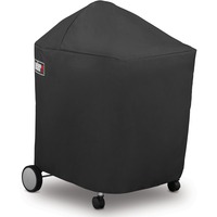 Weber Premium housse - barbecues à charbon Performer Ø 57 cm avec plan de travail rabattable, Garde Noir