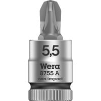 Wera 8700 A FL, 0,8x5,5mmx28, Clés mixtes à cliquet Chrome