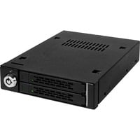 Icy Dock MB992SK-B Station d'accueil de disques de stockage, Cadrage Noir, HDD, SSD, SATA, Série ATA II, Série ATA III, 2.5", 6 Gbit/s, Métal, HDD, Énergie