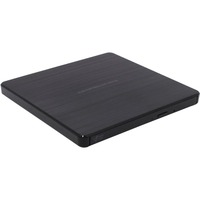 HLDS Graveur de DVD portable mince, Graveur DVD externe Noir, Noir, Plateau, PC de bureau/PC portable, DVD±RW, USB 2.0, 60000 h, Vente au détail