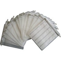 MediaRange Boîtier CD/DVD, Étui de protection Blanc, 20 pièces, Vente au détail