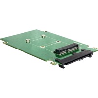 DeLOCK 62432 carte et adaptateur d'interfaces Interne mSATA, Cadre de montage SATA, mSATA, Noir, Vert, 0 - 70 °C, 6 Gbit/s, 6,35 cm (2.5")
