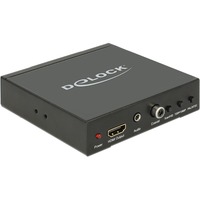 DeLOCK 62783 convertisseur signal vidéo Noir, 1920 x 1080 pixels, 720p,1080p, NTSC,NTSC 4.43,NTSC M,PAL,PAL M,PAL N,SECAM, Noir, Métal, 1 m