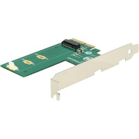 DeLOCK 89561 carte et adaptateur d'interfaces Interne M.2, Contrôleur PCIe, M.2, PCIe 3.0, Vert, Blanc, 39 Gbit/s, Boîte