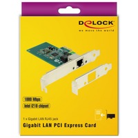 DeLOCK 89942 carte réseau Interne Ethernet 1000 Mbit/s Interne, Avec fil, PCI Express, Ethernet, 1000 Mbit/s
