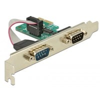 DeLOCK Carte PCI Express > 2 x Série RS-232, Adaptateur 