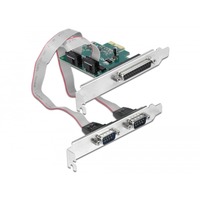 DeLOCK Carte PCI Express vers 2 x série RS-232 + 1 x parallèle IEEE1284, Carte d'interface