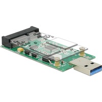 DeLOCK Convertisseur USB 3.0 Type-A mâle > mSATA full size