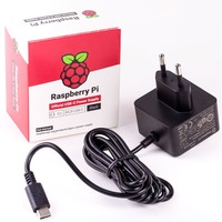 Raspberry Pi Foundation Officiel Black Raspberry Pi 5.1A / 3A PSU, Bloc d'alimentation Noir, PC, Intérieure, 96 - 264 V, 15,3 W, 5.1 V, 3 A