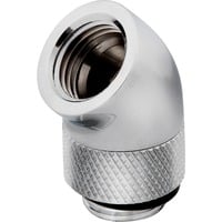 Corsair Hydro X Series 45° Rotary Adaptateur, Connecteur Chrome, 2 pièces