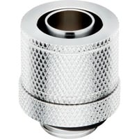 Corsair Hydro X Series XF Compression 10/13mm (3/8" / 1/2") ID/OD, Connecteur Chrome, Raccord, Laiton, Chrome, 1/4", Liquide