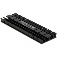 DeLOCK Dissipateur plat de 70 mm pour module M.2, Dissipateur thermique Noir