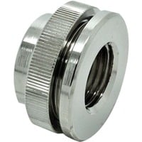EKWB EK-AF Pass-Through G1/4 - Nickel, Connexion Argent/nickel