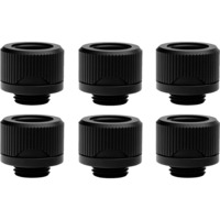 EKWB EK-Quantum Torque 6-Pack HDC 14 - Black, Connecteur Noir, 6 pièces