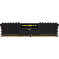 Corsair 8 GO DDR4-3000, Mémoire vive Noir, CMK8GX4M1D3000C16, Vengeance LPX