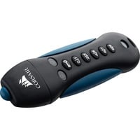 Corsair Clé USB 3.0 sécurisée Flash Padlock 3 64 Go Noir/Bleu, CMFPLA3B-64Go