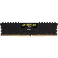 Corsair Vengeance LPX Series Low Profile 16 Go DDR4 2400 MHz CL14, Mémoire vive Noir, RAM DDR4 PC4-19200