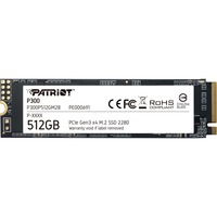 Patriot P300 512 Go SSD P300P512GM28, PCIe 3.0 x4, M.2 2280