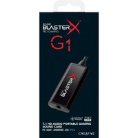 Creative Sound BlasterX G1, Carte son Noir