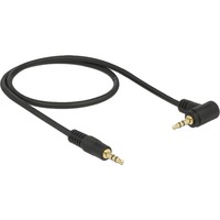DeLOCK 0.5m 3.5mm M/M câble audio 0,5 m 3,5mm Noir Noir, 3,5mm, Mâle, 3,5mm, Mâle, 0,5 m, Noir