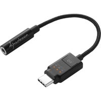 Sharkoon Mobile DAC USB, Carte son Noir, 24 bit, 100 dB, USB