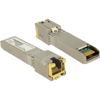 DeLOCK 86460 module émetteur-récepteur de réseau Cuivre 10000 Mbit/s SFP+, Adaptateur Cuivre, 10000 Mbit/s, SFP+, TX, Métallique, 0 - 65 °C