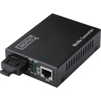 Digitus Fast Ethernet Convertisseur de média, RJ-45/SC Noir