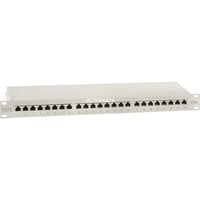 Digitus Panneau de raccordement 19, Panneau de brassage Gris clair, Cat.5e blindé, Vente au détail